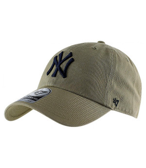 Cappellino visiera curva NY beig Clean up NY khaki